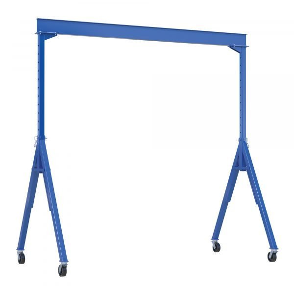Vestil AHS-6-20-16-TLC Adjustable Steel Gantry Crane (6000lb, 20ft Beam, Total Lock Casters) Vestil AHS-6-20-16-TLC Adjustable Steel Gantry Crane (6000lb, 20ft Beam, Total Lock Casters)
