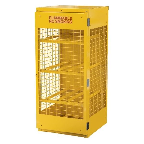 Vestil CYL-H-8-KD 8-Cylinder Horizontal Storage Cabinet (Knock Down)