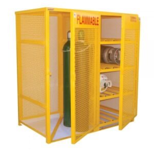 Vestil CYL-H8-V510 Horizontal/Vertical Cylinder Cabinet (8 Horiz/5-10 Vert, Welded)