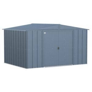 Arrow Classic Steel Shed CLG108BG 10x8ft Galvanized Steel (Blue Grey)