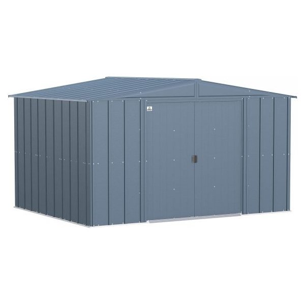 Arrow Classic Steel Shed CLG108BG 10x8ft Galvanized Steel (Blue Grey)