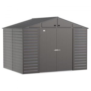 Arrow Select Steel Shed SCG108CC 10x8ft Galvanized Steel (Charcoal)