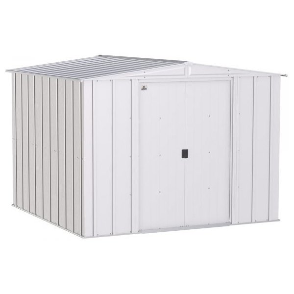 Arrow Classic Steel Shed CLG88FG 8x8ft Galvanized Steel (Flute Grey)