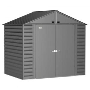 Arrow Select Steel Shed SCG86CC 8x6ft Galvanized Steel (Charcoal)
