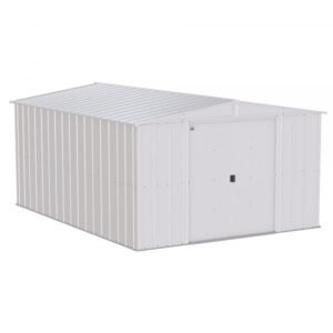 Arrow Classic Steel Shed CLG1014FG 10x14ft Galvanized Steel (Flute Grey)