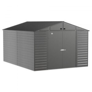Arrow Select Steel Shed SCG1014CC 10x14ft Galvanized Steel (Charcoal)