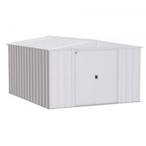 Arrow Classic Steel Shed CLG1012FG 10x12ft Galvanized Steel (Flute Grey)
