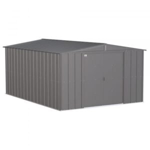 Arrow Classic Steel Shed CLG1014CC 10x14ft Galvanized Steel (Charcoal)