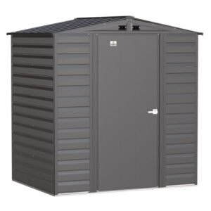 Arrow Select Steel Shed SCG65CC 6x5ft Galvanized Steel (Charcoal)