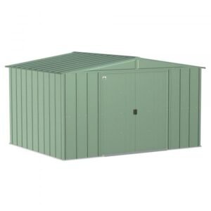 Arrow Classic Steel Shed CLG108SG 10x8ft Galvanized Steel (Sage Green)
