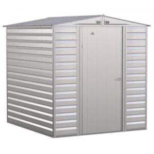 Arrow Select Steel Shed SCG67FG 6x7ft Galvanized Steel (Flute Grey)
