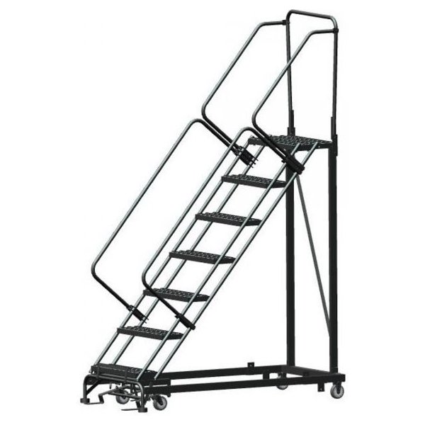 Ballymore HDS 6-Step Heavy Duty Stairway 93in H 14in Perforated Tread
