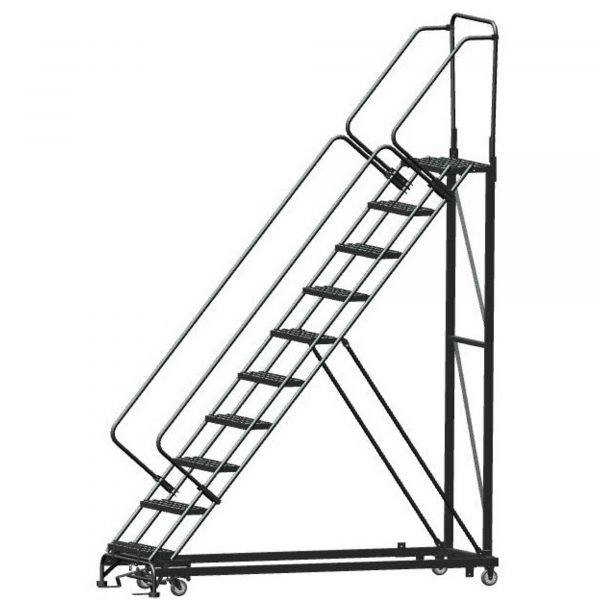 Ballymore HDS 9-Step Heavy Duty Stairway 123in H 14in Perforated Tread