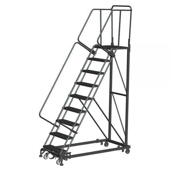 Ballymore HDS 8-Step Heavy Duty Stairway 113in H Serrated (DTS-X) Tread