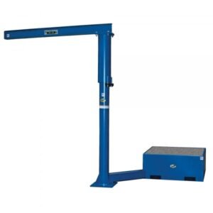 Vestil JIB-CBX-25-8-10-BC Portable Offset Jib Crane (250lb Capacity, 96in. Boom, Fork Mount)