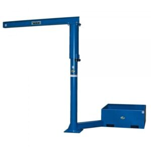 Vestil JIB-CBX-100-8-10 Portable Offset Jib Crane (1000lb Capacity, 96in. Boom, Fork Mount)
