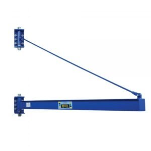 Vestil JIB-HC-6 Wall Mount High Clearance Tie Rod Jib Crane (600lb, 79.75in Boom)