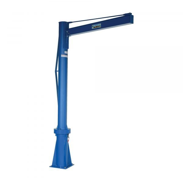 Vestil JIB-P-10-6-10 Floor Mount Multi-Station Jib Crane (1000lb Capacity, 72in. Boom)