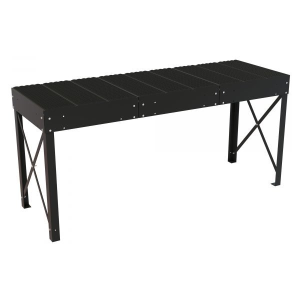 Vestil PWPS-30-36108-BK 36x108 in. Modular Work Platform (300 lb/sq ft Capacity, 30in High)