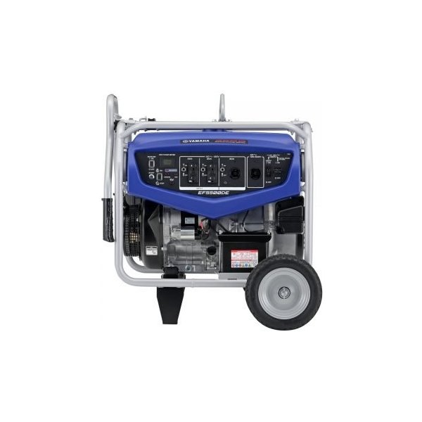 Yamaha EF55DEZ1 Portable Generator 5,500 Peak/4,500 Rated Watts Electric Start 120/240V