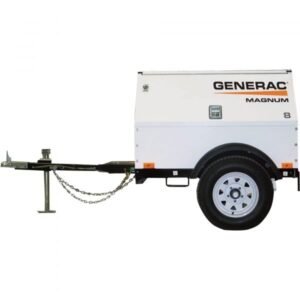 Generac 6782 Towable Mobile Diesel Generator 9kW/8.1kW Single Phase Electric Start