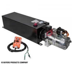 Buyers Products PU303LRS 12V DC Electric Power Unit Steel Reservoir 2500 PSI