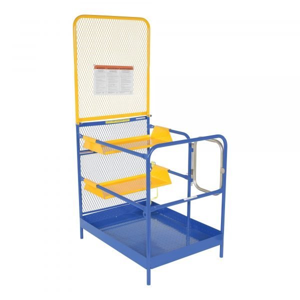 Vestil WP-3648-2SF-84B 1000 lb Forklift Work Platform w/ 2-Side Entry & Backguard (36in x 48in) Vestil WP-3648-2SF-84B 1000 lb Forklift Work Platform w/ 2-Side Entry & Backguard (36in x 48in)