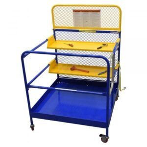 Vestil WP-4848-2SF-CA 1000 lb Forklift Work Platform (48in x 48in, 2-Side Entry)