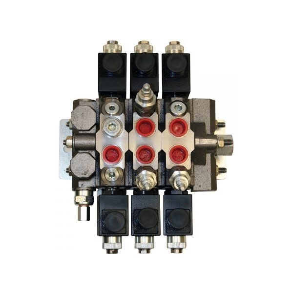 Buyers Products HVE344PB 3-Way Sectional Hydraulic Valve 11 GPM 3600 PSI