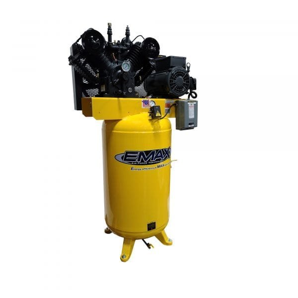 EMAX EI07V080V1 - Industrial 2-Stage Vertical Air Compressor - Image 2