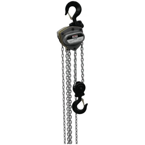 JET L100 Series Manual Chain Hoist, 3-Ton, 90 ft. Lift w/ OLP