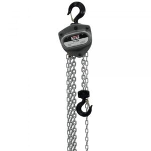 JET L100 Series Manual Chain Hoist, 1-1/2 Ton, 80 ft. Lift w/ OLP