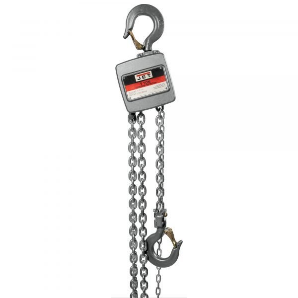 JET AL100-150-90 3000lb Aluminum Manual Hoist, 90ft Lift