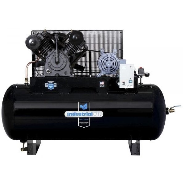 Industrial Air IH9919910 - 10 HP 120 Gal Horizontal Two-Stage Compressor