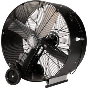 TPI PBX 36-B Industrial Belt Drive Drum Fan (36in, 14500 CFM, 1/2 HP)