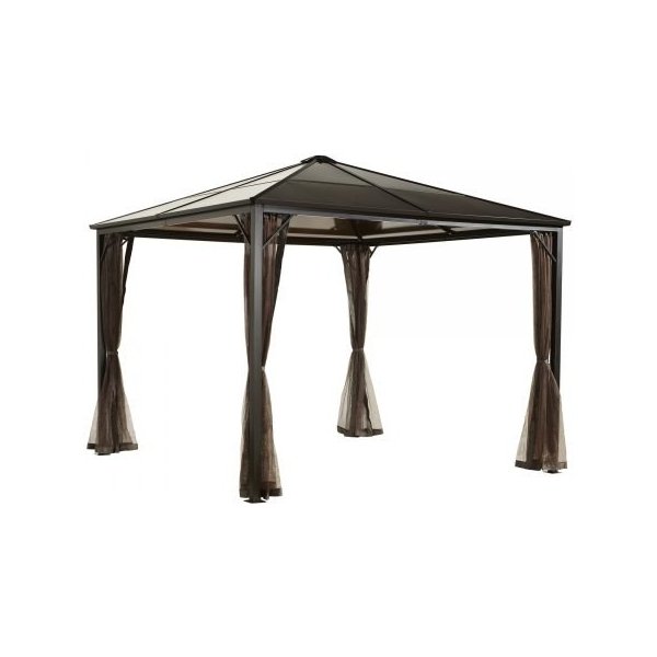 ShelterLogic Sojag 310-9155990 Sumatra Promo 10x10ft Gazebo, Steel Frame, Brown