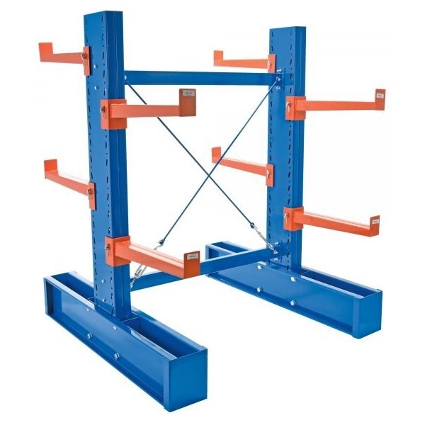 Vestil MDU-C-6-24-SET 6ft H Medium-Duty Cantilever Double Starter Set (24in Arms)