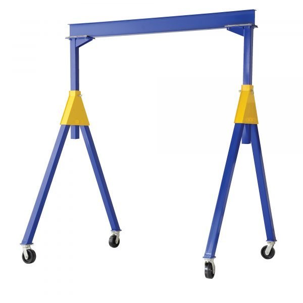 Vestil FHSN-8-15 Knockdown Steel Gantry Crane (8000lb, 15ft Beam, Phenolic Casters)