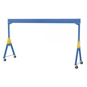 Vestil FHSN-6-20 Knockdown Steel Gantry Crane (6000lb, 20ft Beam, Phenolic Casters)