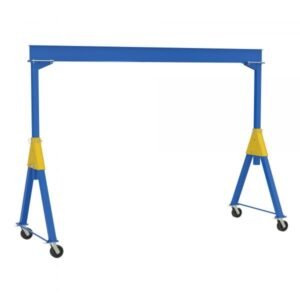 Vestil FHSN-6-15 Knockdown Steel Gantry Crane (6000lb, 15ft Beam, Phenolic Casters)
