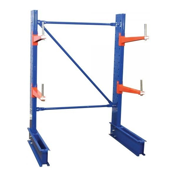 Vestil SU-C-6-24-SET 81 in. High Light Duty Cantilever Rack Starter Set (24 in. Arms)