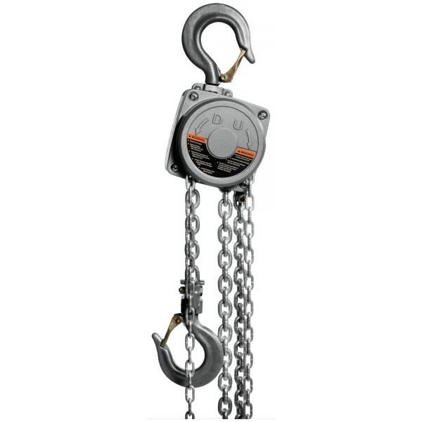 JET AL100-200-70 4000lb Aluminum Manual Hoist, 70ft Lift