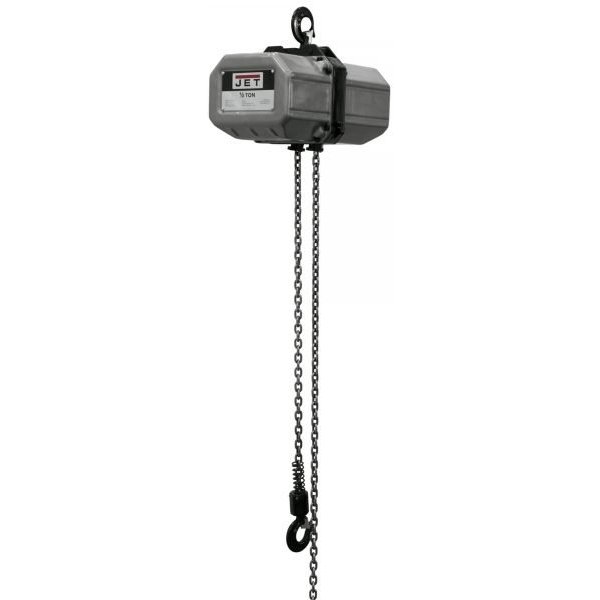 JET 1/2SS-3C-50 1000lb Electric Chain Hoist, 50ft Lift, 3PH