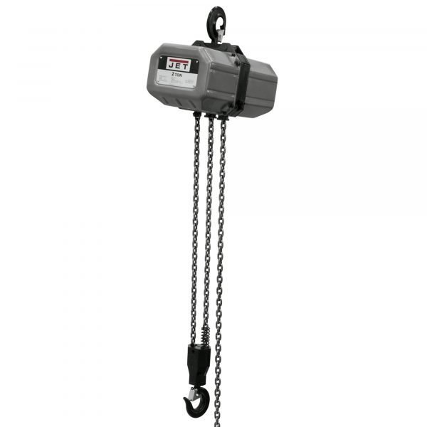 JET 2SS-1C-50 4000lb Electric Chain Hoist, 50ft Lift, 1PH JET 2SS-1C-50 4000lb Electric Chain Hoist, 50ft Lift, 1PH
