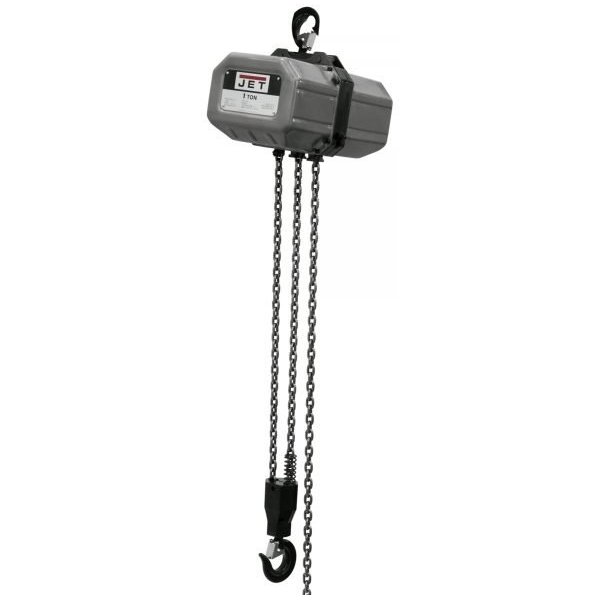 JET 1SS-1C-60 2000lb Electric Chain Hoist, 60ft Lift, 1PH