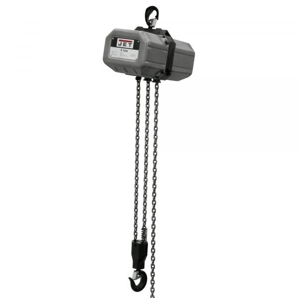 JET 1SS-1C-60 2000lb Electric Chain Hoist, 60ft Lift, 1PH