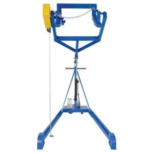 Vestil FMDL-2-LDS-B1 Automatic Eagle Beak Drum Lifter (1000 lb, Double Drum, Belt Saddle)