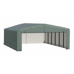ShelterLogic ShelterTube SQAADD0104C02002710 Wind/Snow Rated Garage 20x27x10ft (Green**)**