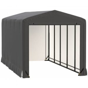 ShelterLogic ShelterTube SQAACC0103C01002310 Wind/Snow Rated Garage 10x23x10ft (Gray)