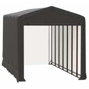ShelterLogic ShelterTube SQAACC0103C01403216 Wind/Snow Rated Garage 14x32x16ft (Gray)
